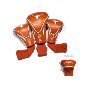 New Team Golf Texas Longhorns 3 Pack Contour Headcovers 1,3,X